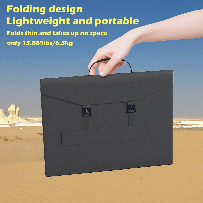 2000w 1500w 1000w 500w Flexible Foldable Solar Panel High Efficience Travel & Phone & Boat Portable 12V Solar Panel Kit