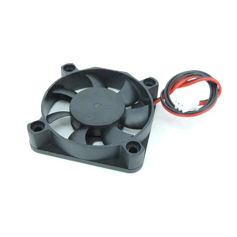 DC 5010 5V/12V/24V Computer CPU Cooler Mini Cooling Fan 50MM Small Exhaust Fan for 3D Printer 2 Pin 50x50x10mm W1