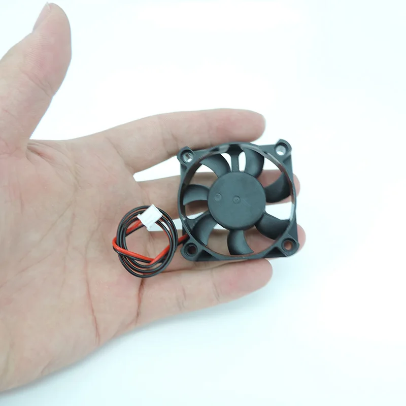 DC 5010 5V/12V/24V Computer CPU Cooler Mini Cooling Fan 50MM Small Exhaust Fan for 3D Printer 2 Pin 50x50x10mm W1