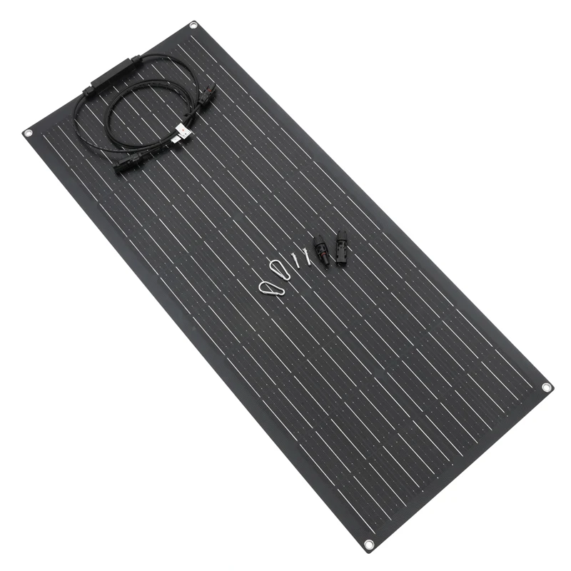 600W 300W Flexible Solar Panel Kit 18V Monocrystalline Solar Cell Outdoor Power Charger for Camping Yacht Motorhome RV Car Boat