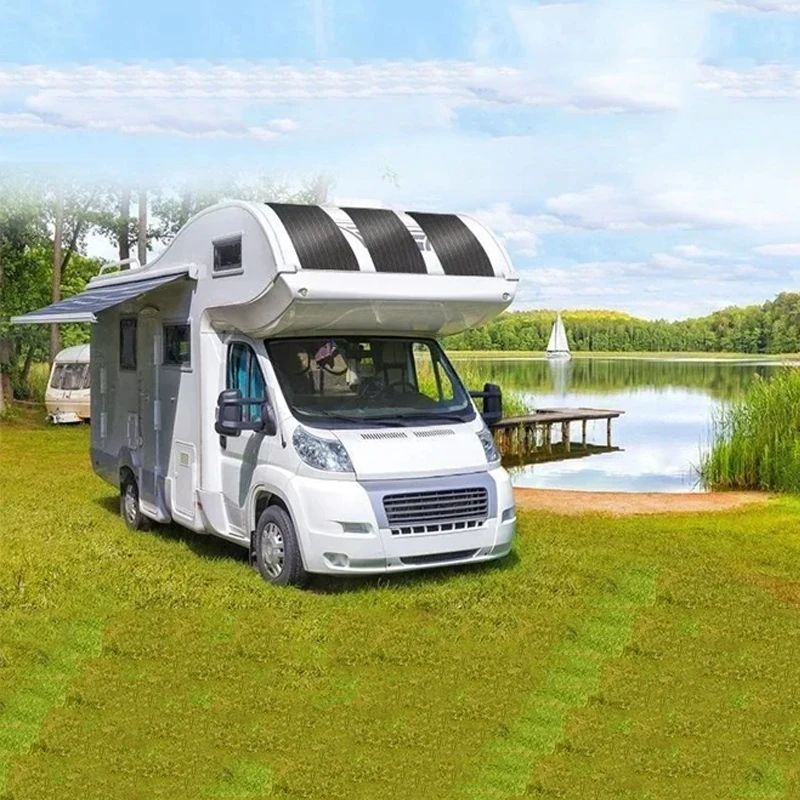 600W 300W Flexible Solar Panel Kit 18V Monocrystalline Solar Cell Outdoor Power Charger for Camping Yacht Motorhome RV Car Boat