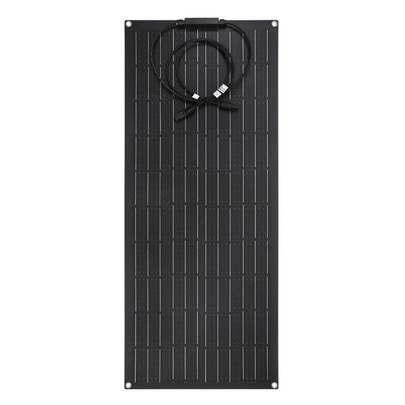 600W 300W Flexible Solar Panel Kit 18V Monocrystalline Solar Cell Outdoor Power Charger for Camping Yacht Motorhome RV Car Boat