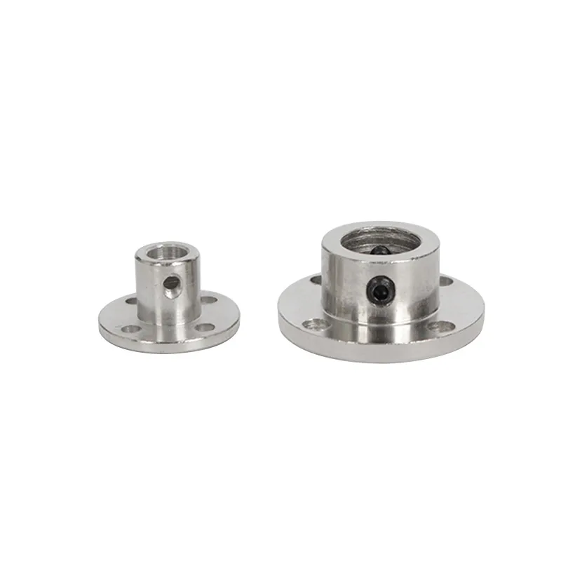 2/3/3.17/4/5/6/6.35/7/8/10/11/12/14mm Rigid Flange Coupling Motor Guide Shaft Coupler Connector With Jackscrew