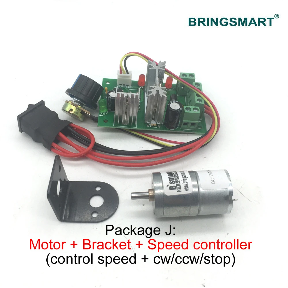 Wholesale JGA25-310 Mini Motor 3-12v Gear Motor 7-1818rpm DC Motor Low Noise Gearbox Printer High Torque Low Speed Motor