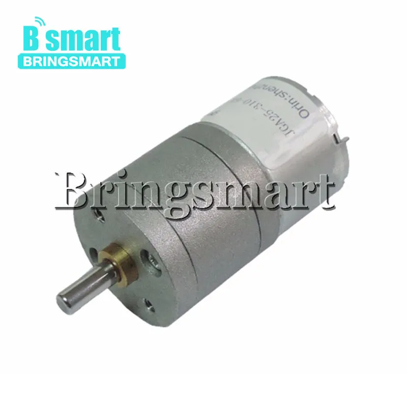 Wholesale JGA25-310 Mini Motor 3-12v Gear Motor 7-1818rpm DC Motor Low Noise Gearbox Printer High Torque Low Speed Motor