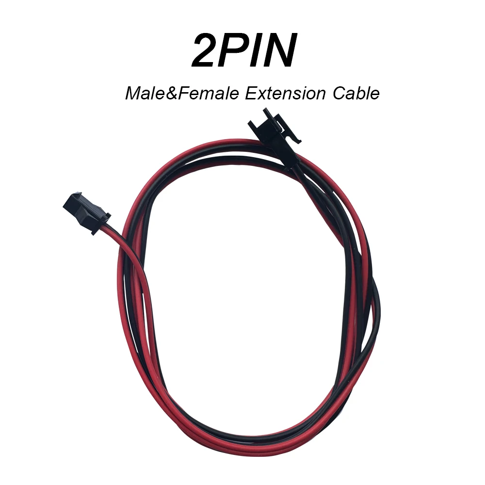0.5m 1m 2m Male Female Extension Cable 2Pin 3Pin 4Pin 5Pin JST Wire Plug Connector Cable For WS2811 WS2812 RGBWW LED Strip Lig