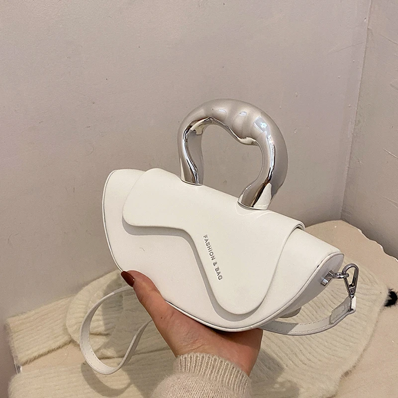Fashion Sewing Thread Solid PU Hasp Shoulder Bags Interior Compartment Women's Handbags 2026 High Quality Sweet Bags for Women