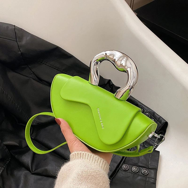 Fashion Sewing Thread Solid PU Hasp Shoulder Bags Interior Compartment Women's Handbags 2026 High Quality Sweet Bags for Women