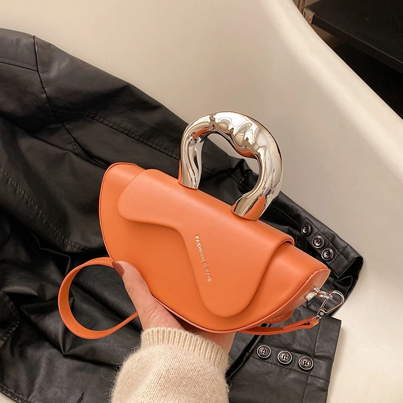 Fashion Sewing Thread Solid PU Hasp Shoulder Bags Interior Compartment Women's Handbags 2026 High Quality Sweet Bags for Women