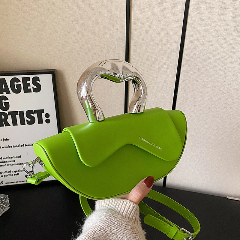 Fashion Sewing Thread Solid PU Hasp Shoulder Bags Interior Compartment Women's Handbags 2026 High Quality Sweet Bags for Women