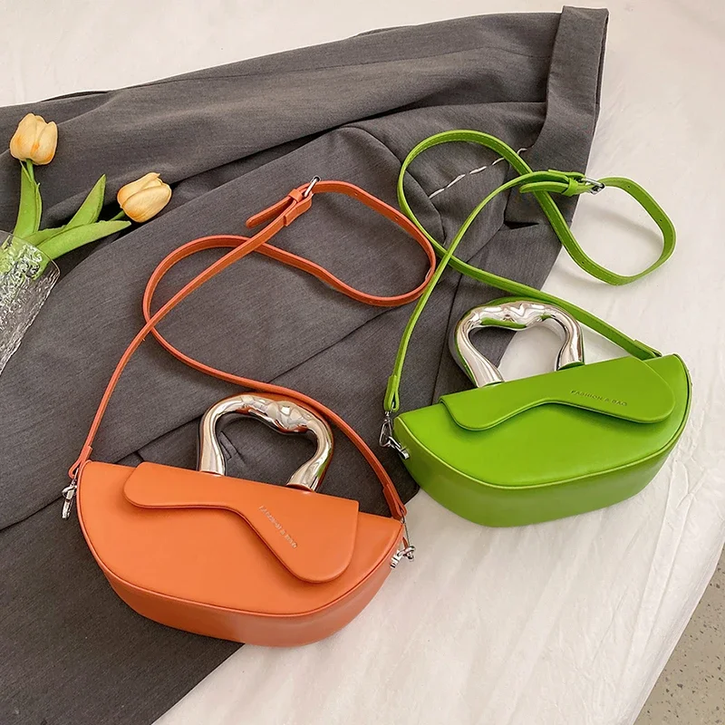 Fashion Sewing Thread Solid PU Hasp Shoulder Bags Interior Compartment Women's Handbags 2026 High Quality Sweet Bags for Women