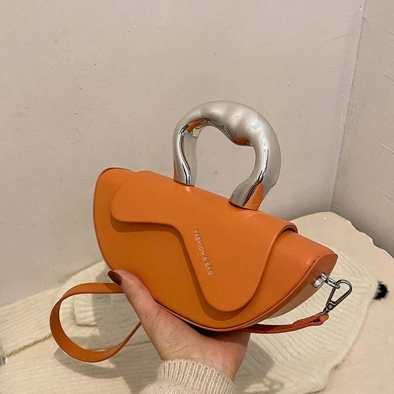 Fashion Sewing Thread Solid PU Hasp Shoulder Bags Interior Compartment Women's Handbags 2026 High Quality Sweet Bags for Women