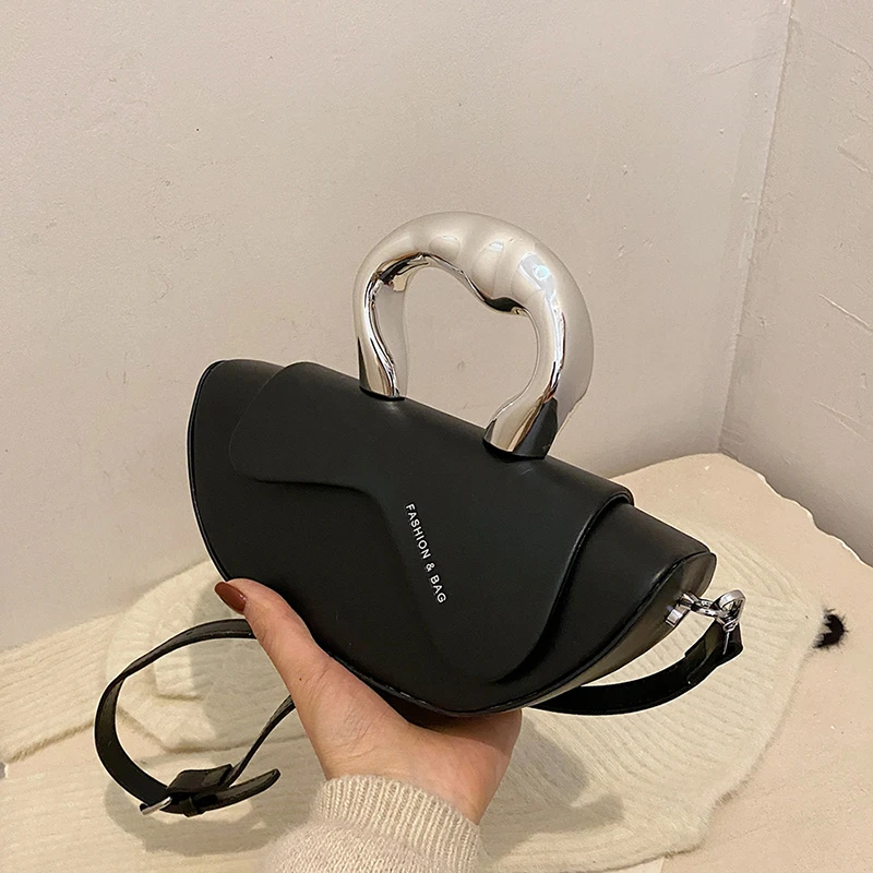 Fashion Sewing Thread Solid PU Hasp Shoulder Bags Interior Compartment Women's Handbags 2026 High Quality Sweet Bags for Women