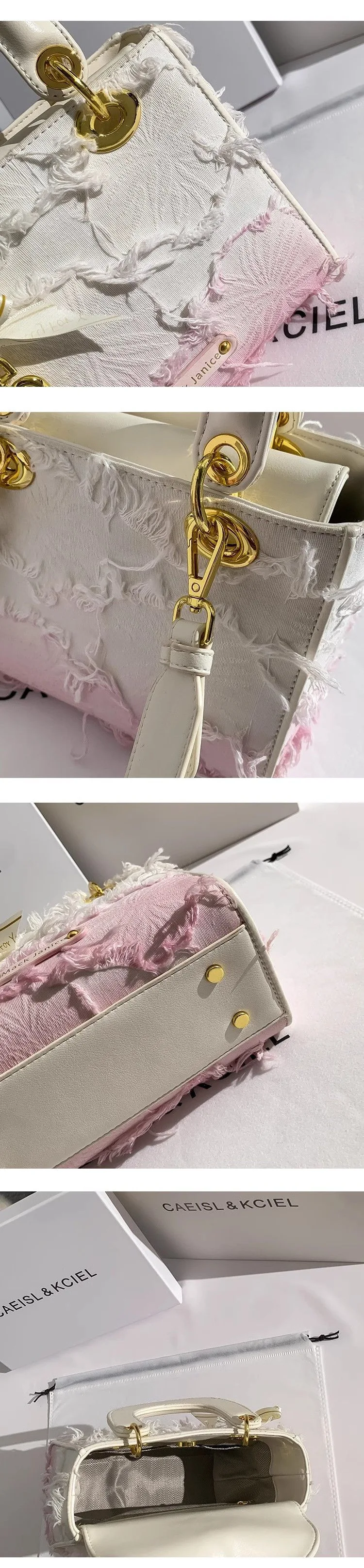 Women's Handbag Elegant Synthetic Crossbody Golden-Tone Hardware Closure 2026 New Design for Parties Luxury Shoulder Purse