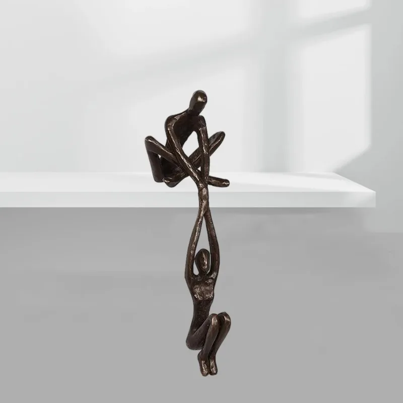 Man Lifting Woman Figurine Art Statue Lover Sculpture Ornament Home Desktop Decor Dancing Couple Sculpture Art Creative Artwork