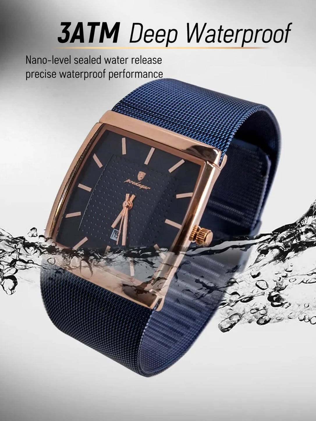 POEDAGAR Top Casual Men's Clock Luminous Waterproof Stainless Steel Man Watch Date Quartz Business Fashion Watches For Men Reloj