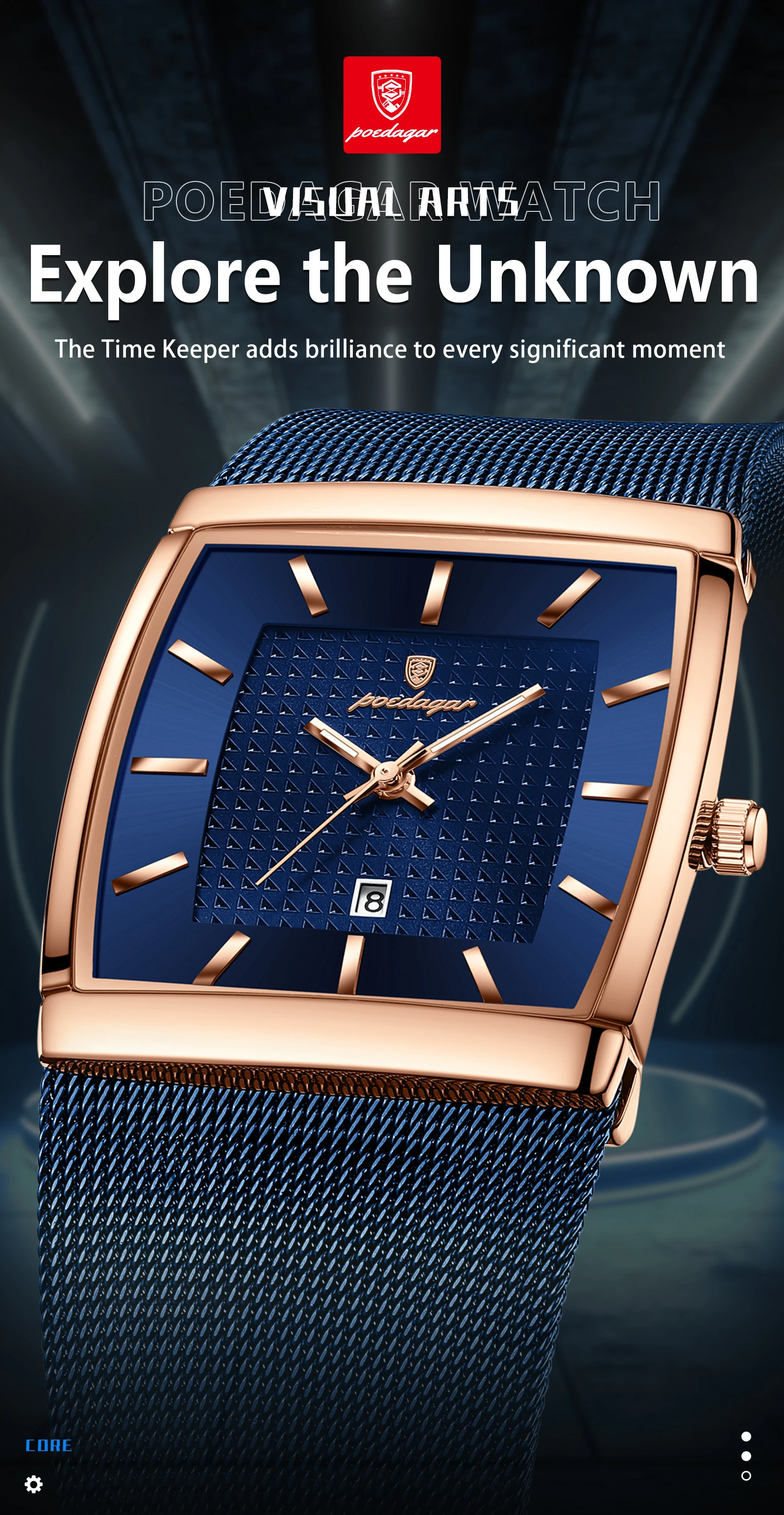 POEDAGAR Top Casual Men's Clock Luminous Waterproof Stainless Steel Man Watch Date Quartz Business Fashion Watches For Men Reloj