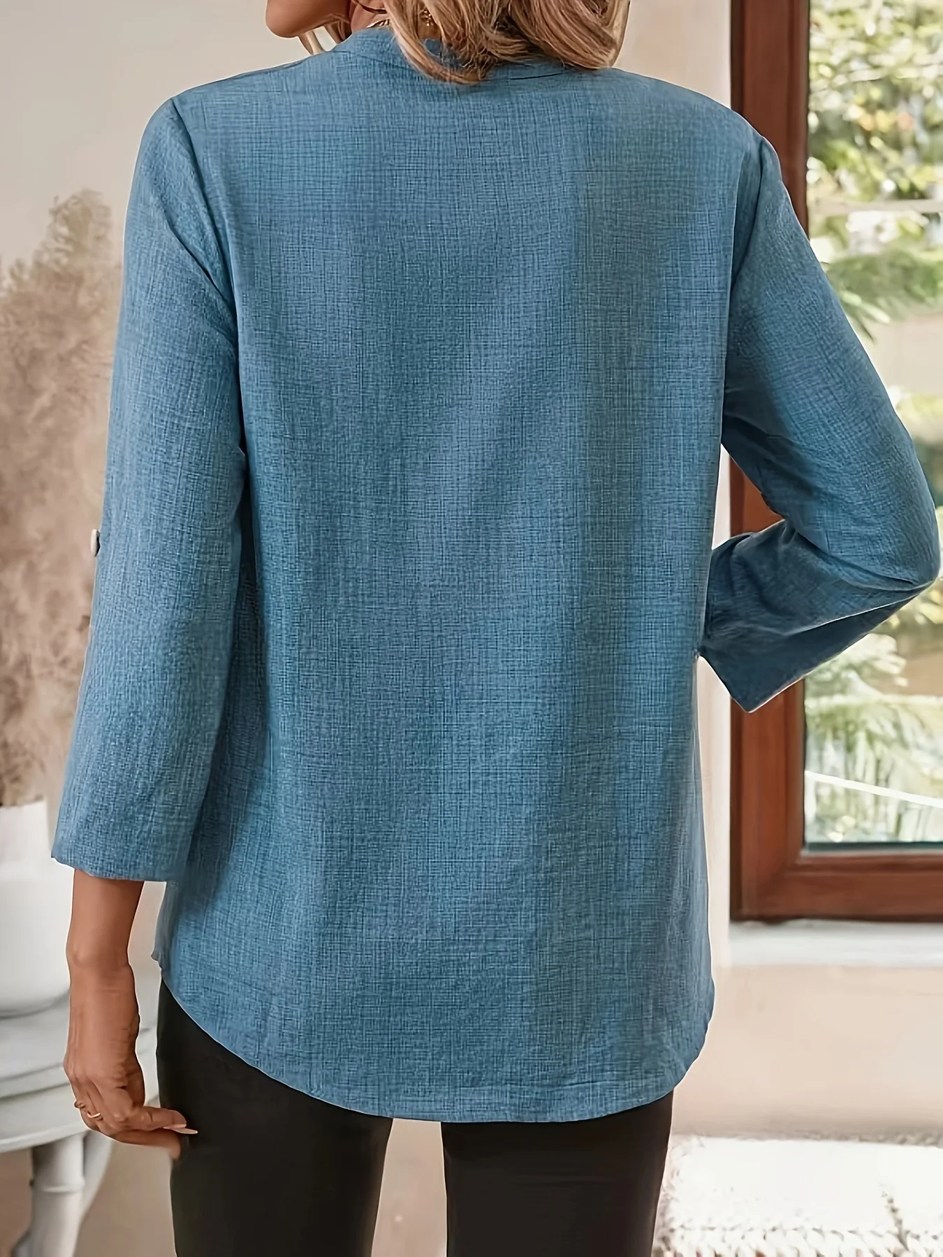 Solid Casual Loose Blouses For Women Fashion 2025 Autumn Vintage Women's Oversized Shirts And Blouses Elegant Youth Female Tops