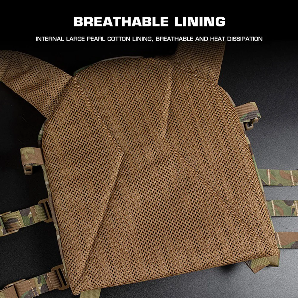 K series Plate Carrier Camo Style Full-Size Universal Ranger Green Hunting Vest Airsoft Tactical Gear with Quick-release System