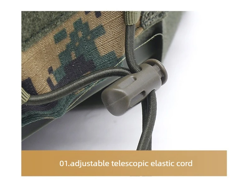 Tactical Helmet Cover Camo FAST Airsoft High-cut Helmet Cloth Hunting Shooting Helmet Accessories with Elastic Cord