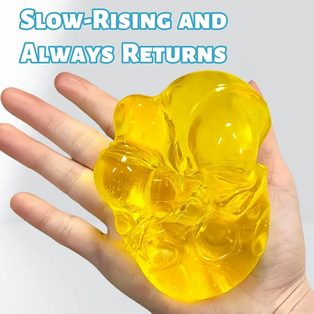 Taba Squishy Honey Cheese Stress Balls Sensory Fidget Toy Slow Rise Squeeze Toys for Kids and Adults Stress Relief Party Favors