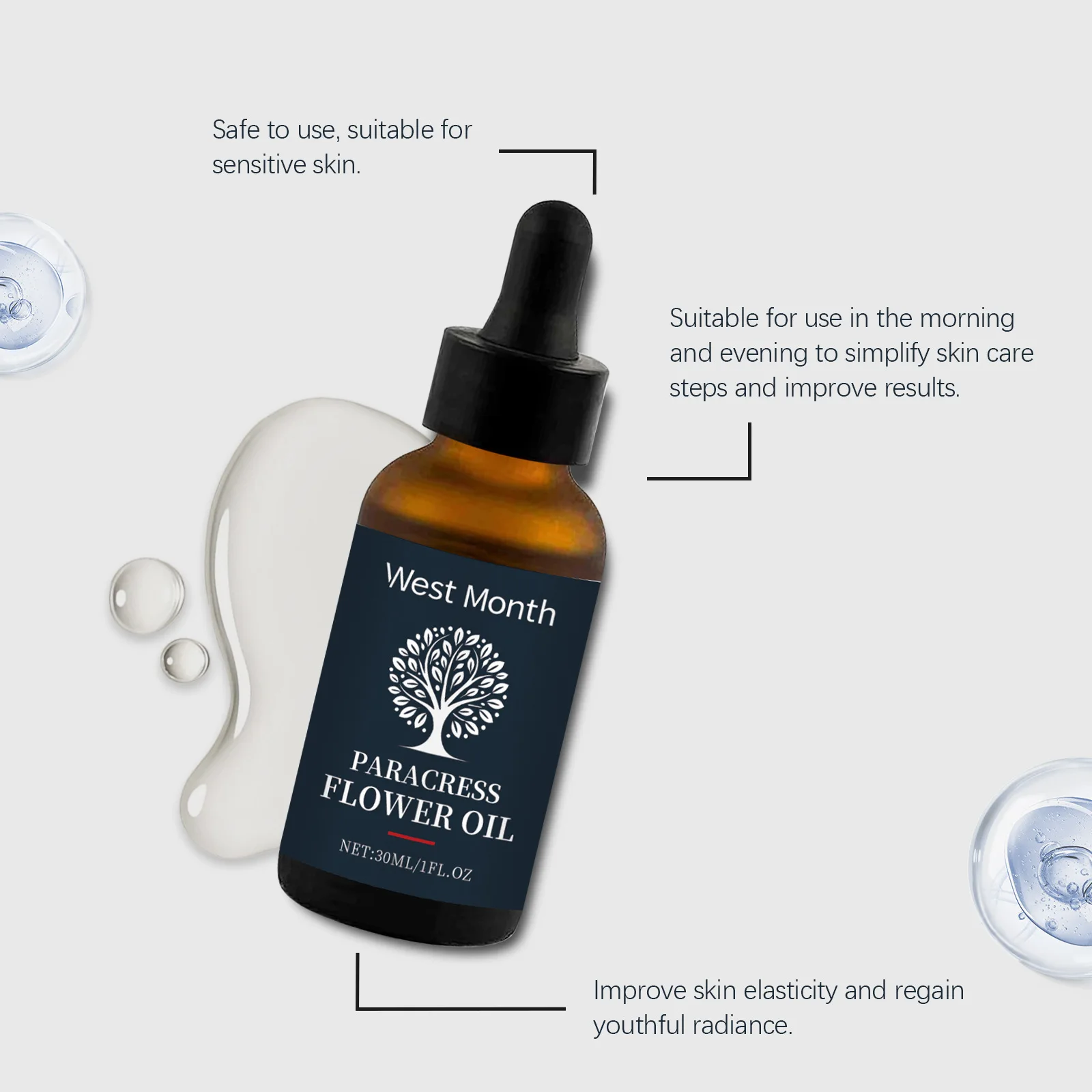 Bee Venom Essence Cream Diminishing Fine Lines Smoothing Wrinkles Fade Blemishe Anti Aging Tightening Brightening Face Serum Oil