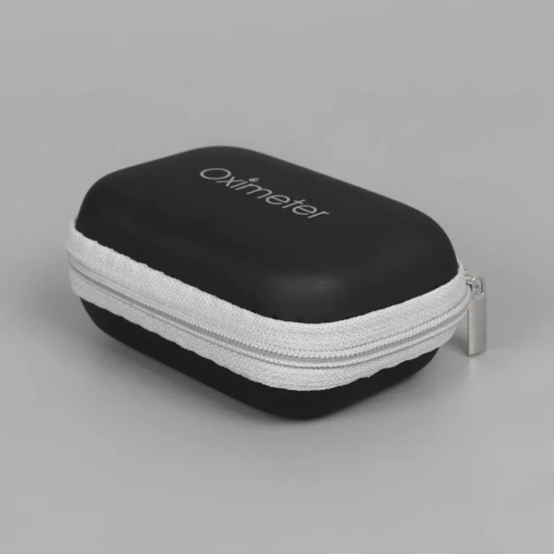 Rechargeable Fingertip Pulse Oximeter Medical Oximeter Strap Lanyard Blood Oxygen Saturation Monitor Digital LED Display Child