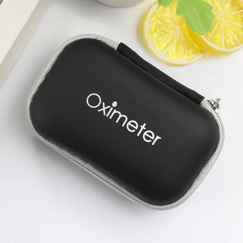 Rechargeable Fingertip Pulse Oximeter Medical Oximeter Strap Lanyard Blood Oxygen Saturation Monitor Digital LED Display Child