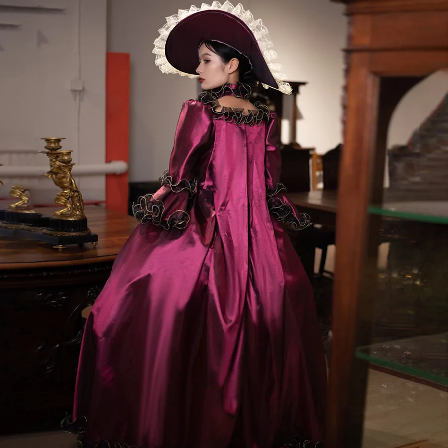 Rococo Baroque Marie Antoinette Ball Gown 18th Century Renaissance Historical Period Victorian Dress for Women