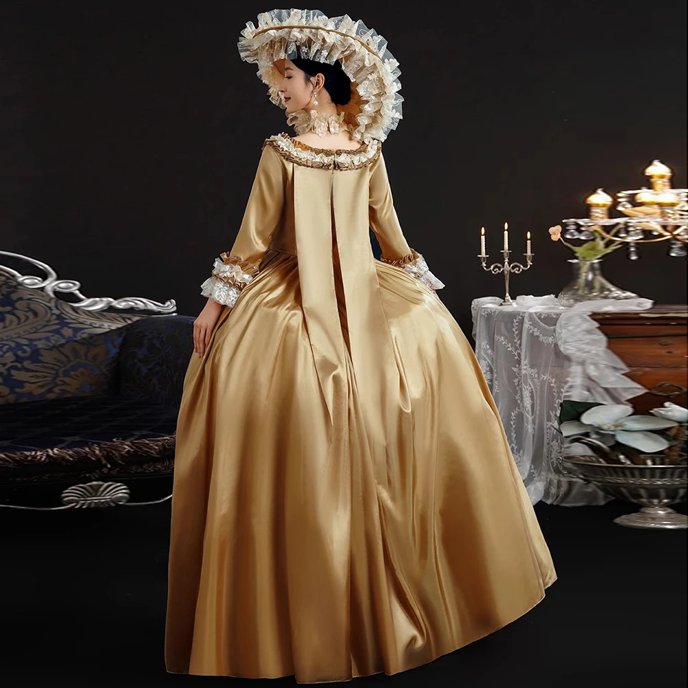 Rococo Baroque Marie Antoinette Ball Gown 18th Century Renaissance Historical Period Victorian Dress for Women