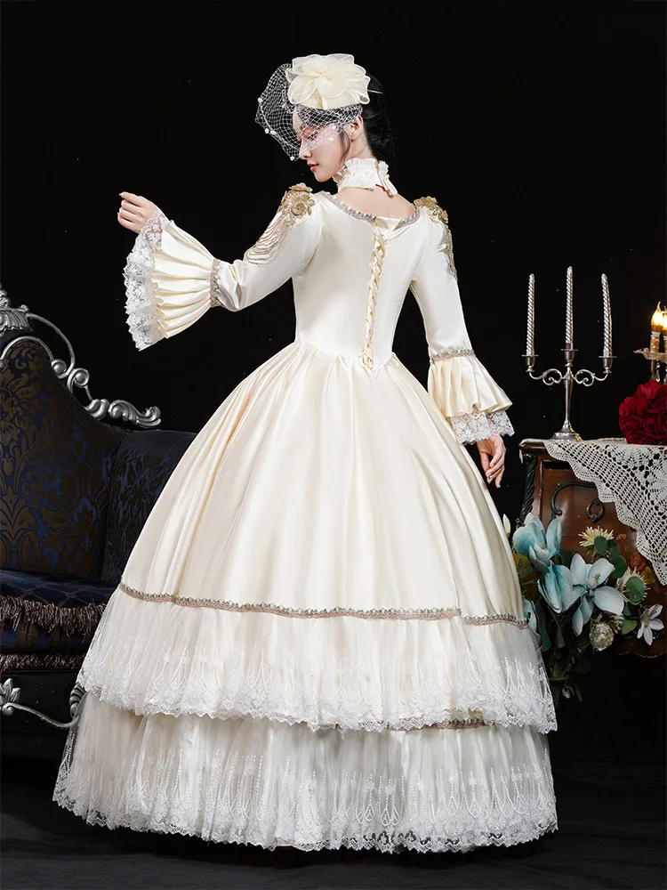 Rococo Baroque Marie Antoinette Ball Gown 18th Century Renaissance Historical Period Victorian Dress for Women