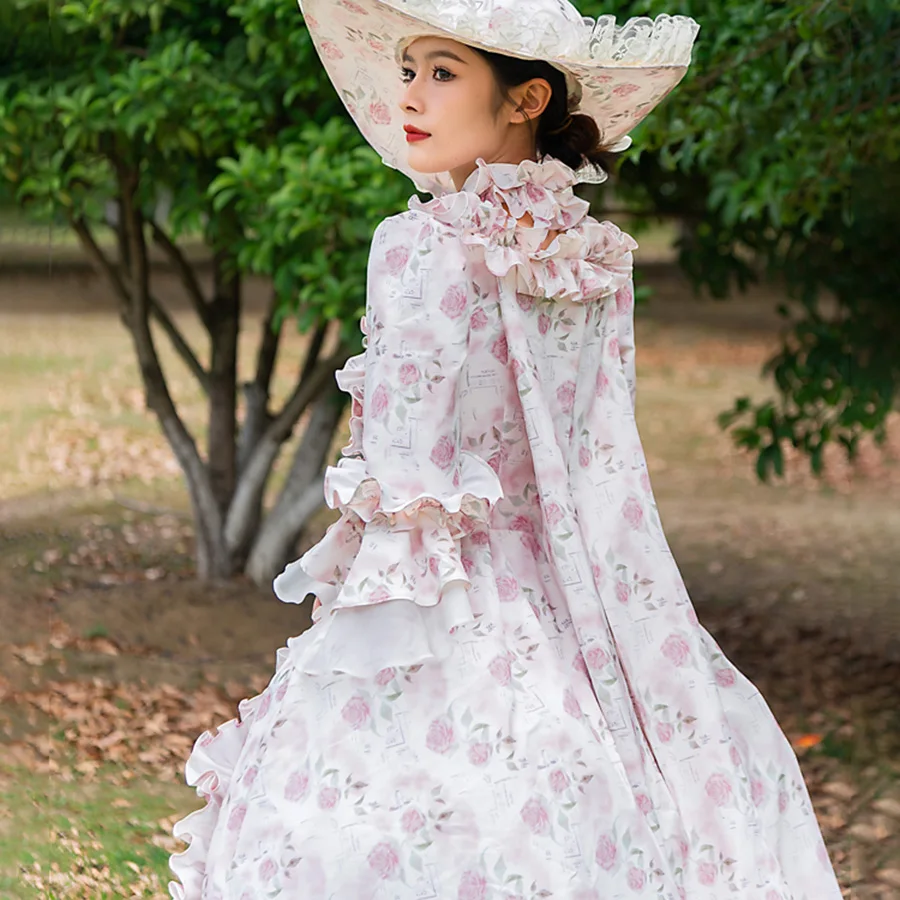 Rococo Baroque Marie Antoinette Ball Gown 18th Century Renaissance Historical Period Victorian Dress for Women