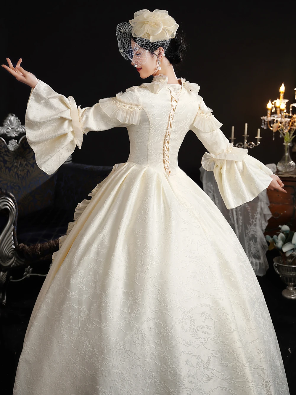 Rococo Baroque Marie Antoinette Ball Gown 18th Century Renaissance Historical Period Victorian Dress for Women