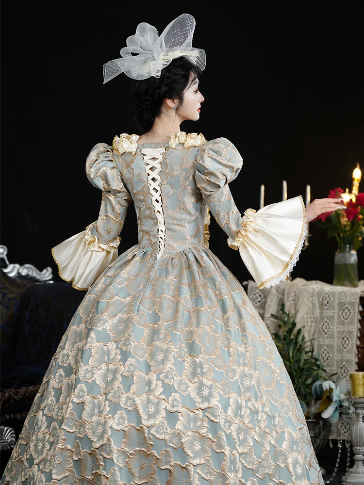 Rococo Baroque Marie Antoinette Ball Gown 18th Century Renaissance Historical Period Victorian Dress for Women