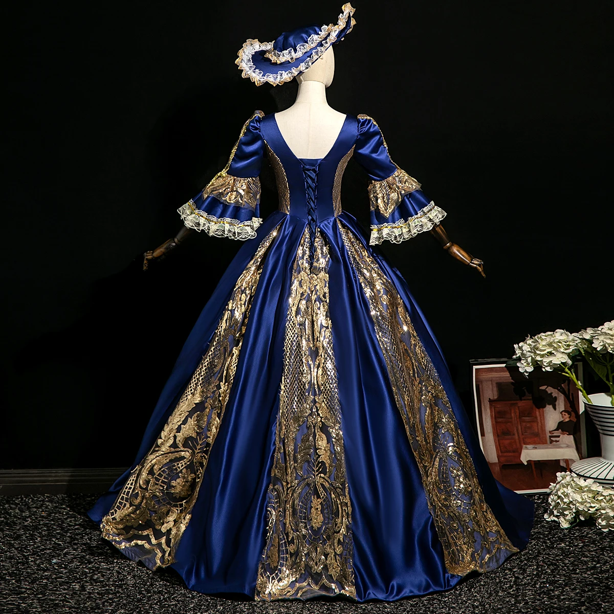Customized Women Renaissance Victorian Party Dresses Baroque Historical Theater Masquerade Gowns