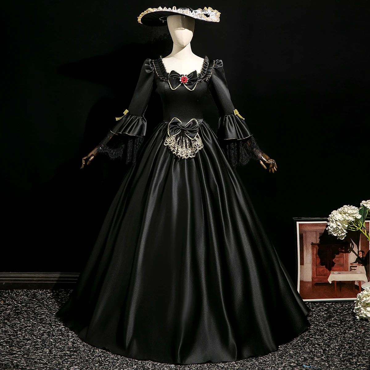Customized Women Halloween Party Fantasy Dress Renaissance Victorian Historical Masquerade Dresses