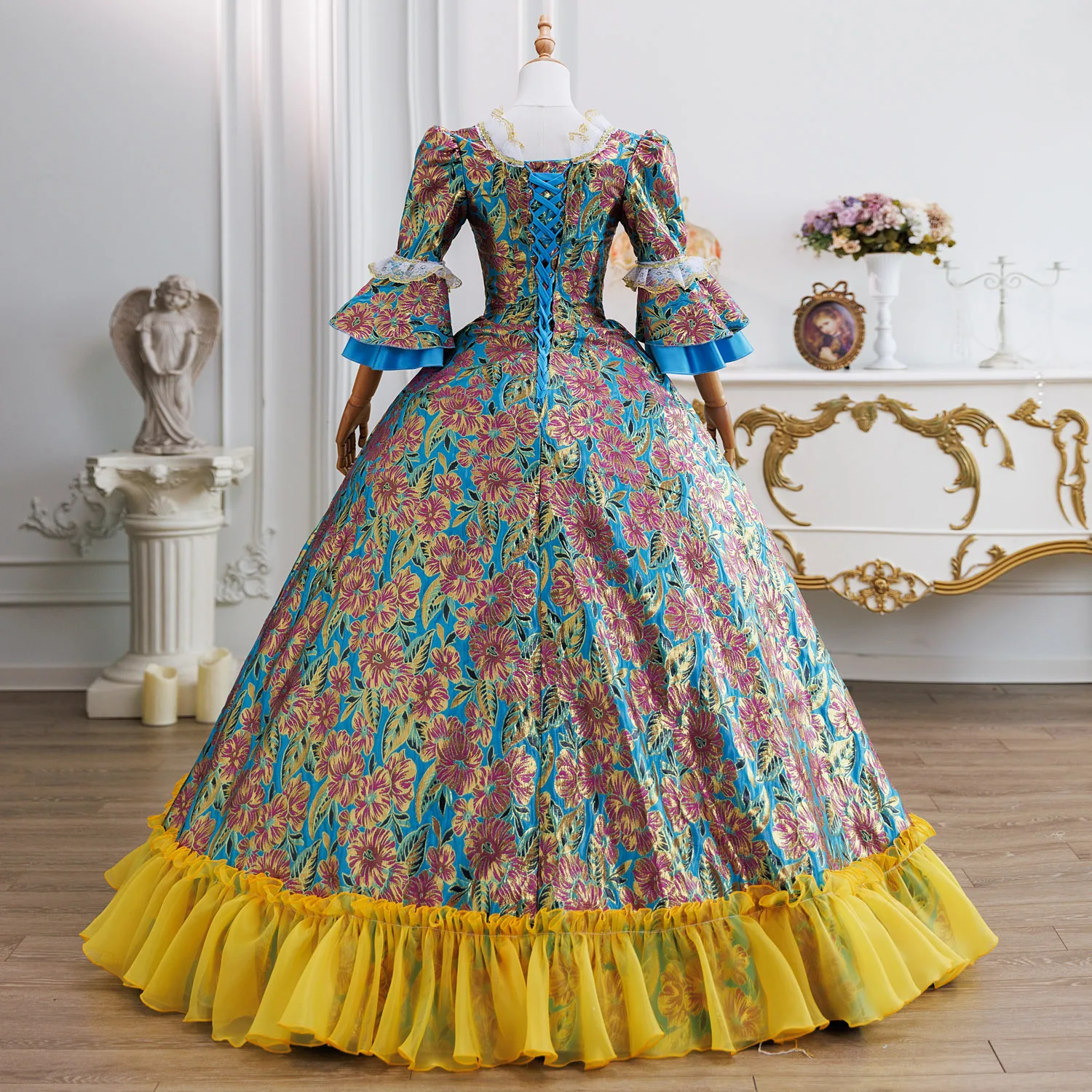 Customized Women Halloween Party Fantasy Dress Renaissance Victorian Historical Masquerade Dresses