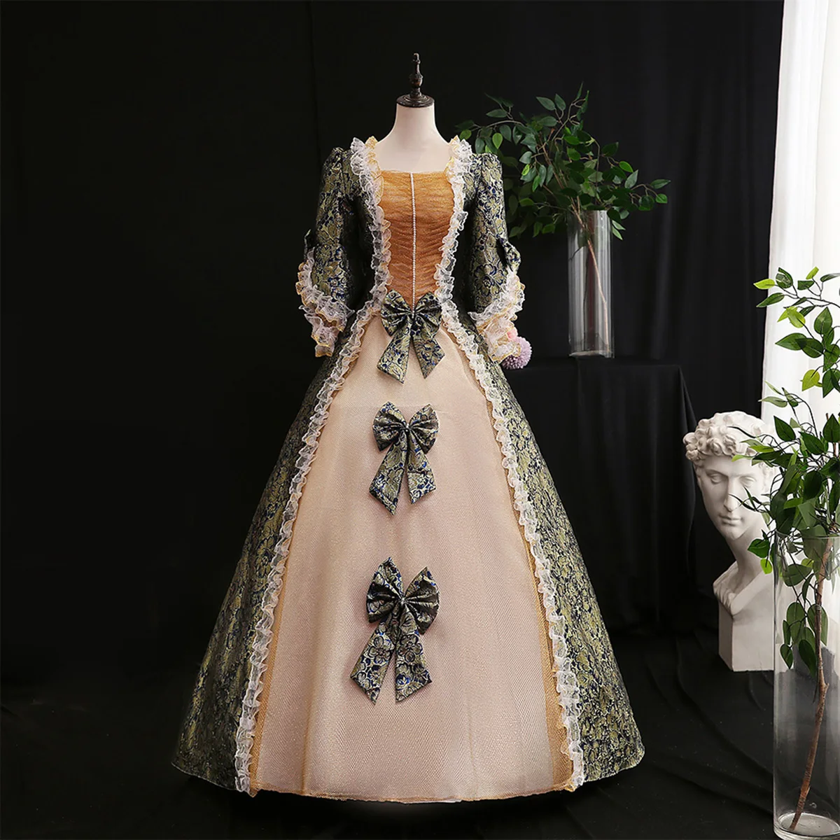 Customized Women Halloween Party Fantasy Dress Renaissance Victorian Historical Masquerade Dresses