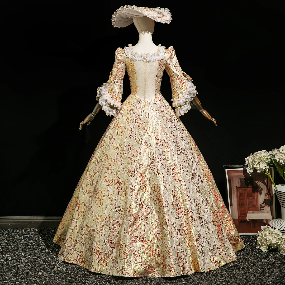 Customized Women Halloween Party Fantasy Dress Renaissance Victorian Historical Masquerade Dresses