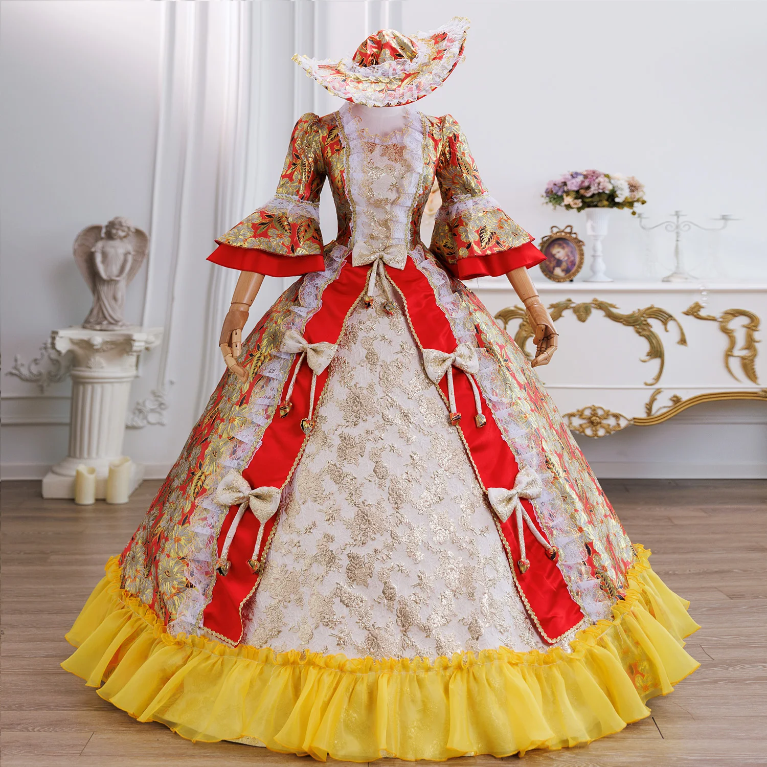 Customized Women Halloween Party Fantasy Dress Renaissance Victorian Historical Masquerade Dresses