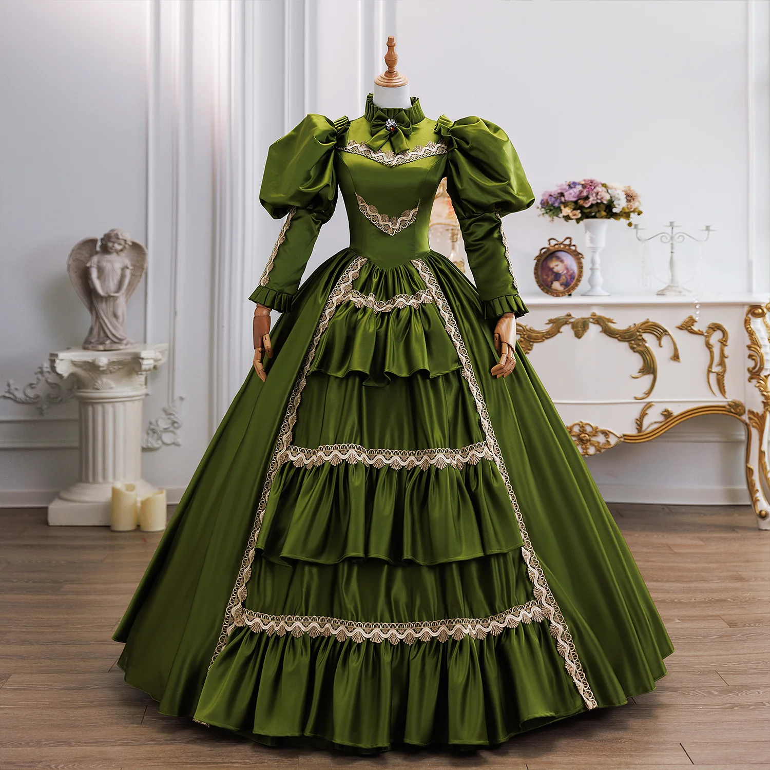 Customized Women Halloween Party Fantasy Dress Renaissance Victorian Historical Masquerade Dresses
