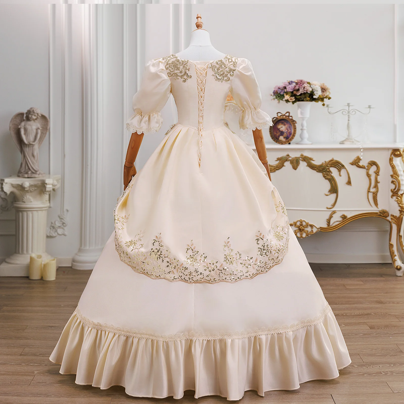 Customized Women Halloween Party Fantasy Dress Renaissance Victorian Historical Masquerade Dresses