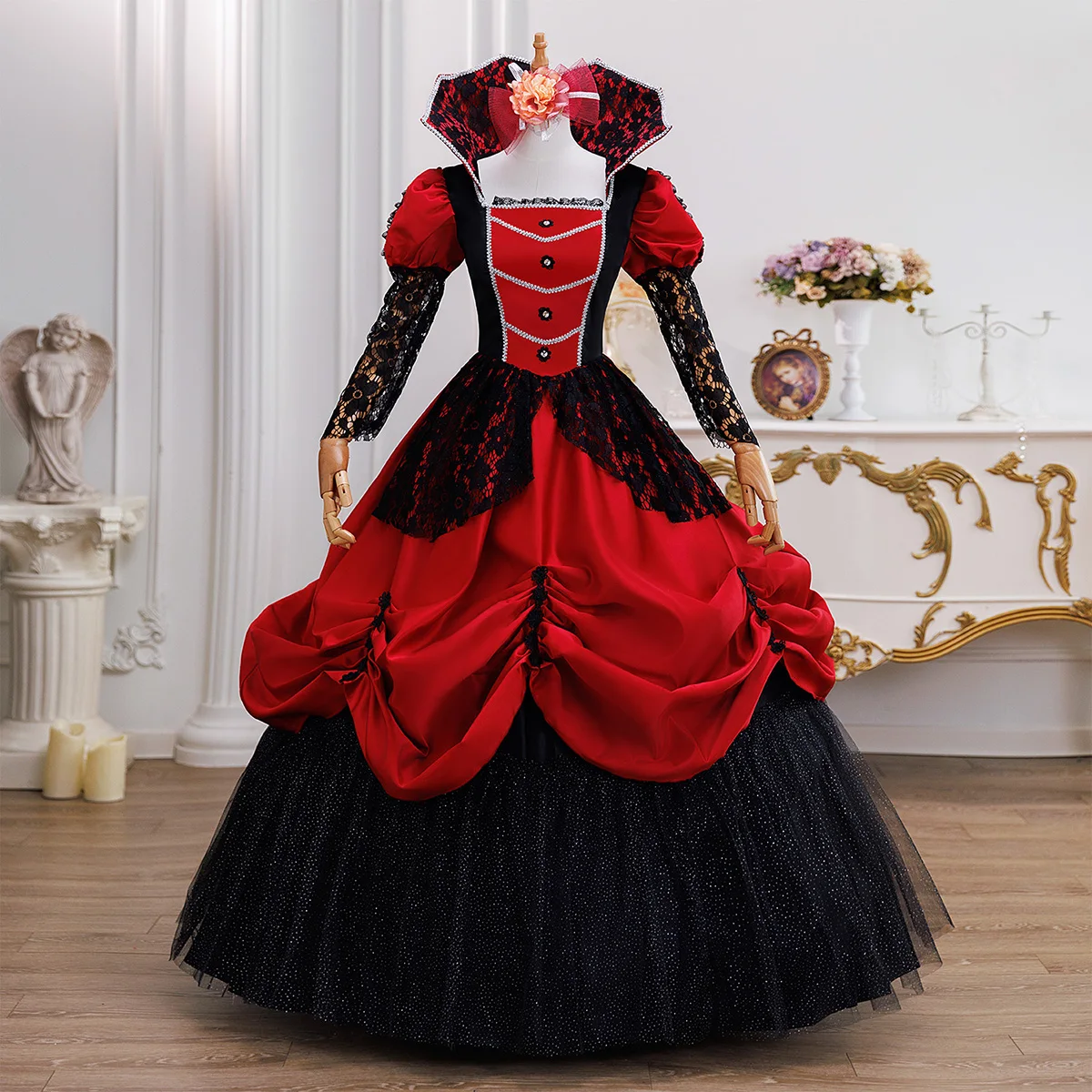 Customized Women Halloween Party Fantasy Dress Renaissance Victorian Historical Masquerade Dresses