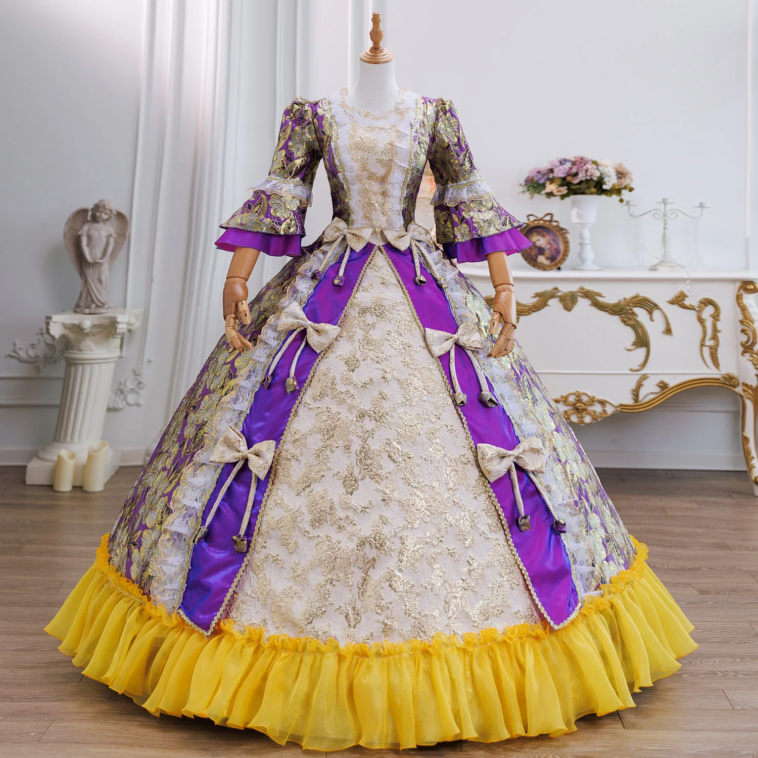 Customized Women Halloween Party Fantasy Dress Renaissance Victorian Historical Masquerade Dresses