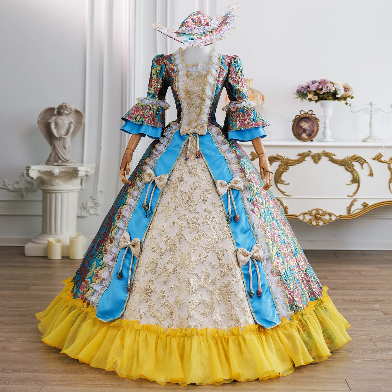 Customized Women Halloween Party Fantasy Dress Renaissance Victorian Historical Masquerade Dresses