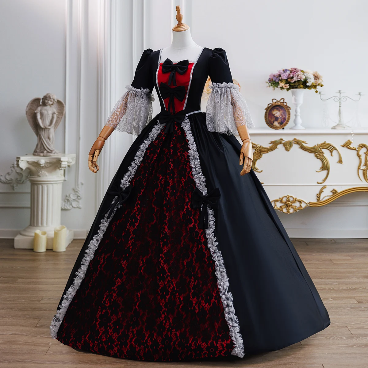 Customized Women Halloween Party Fantasy Dress Renaissance Victorian Historical Masquerade Dresses