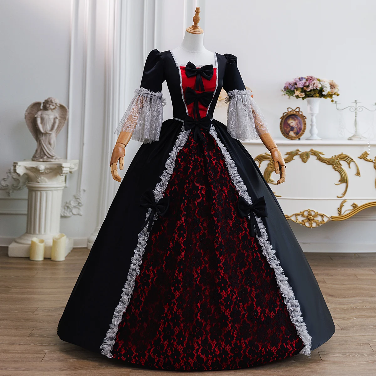 Customized Women Halloween Party Fantasy Dress Renaissance Victorian Historical Masquerade Dresses