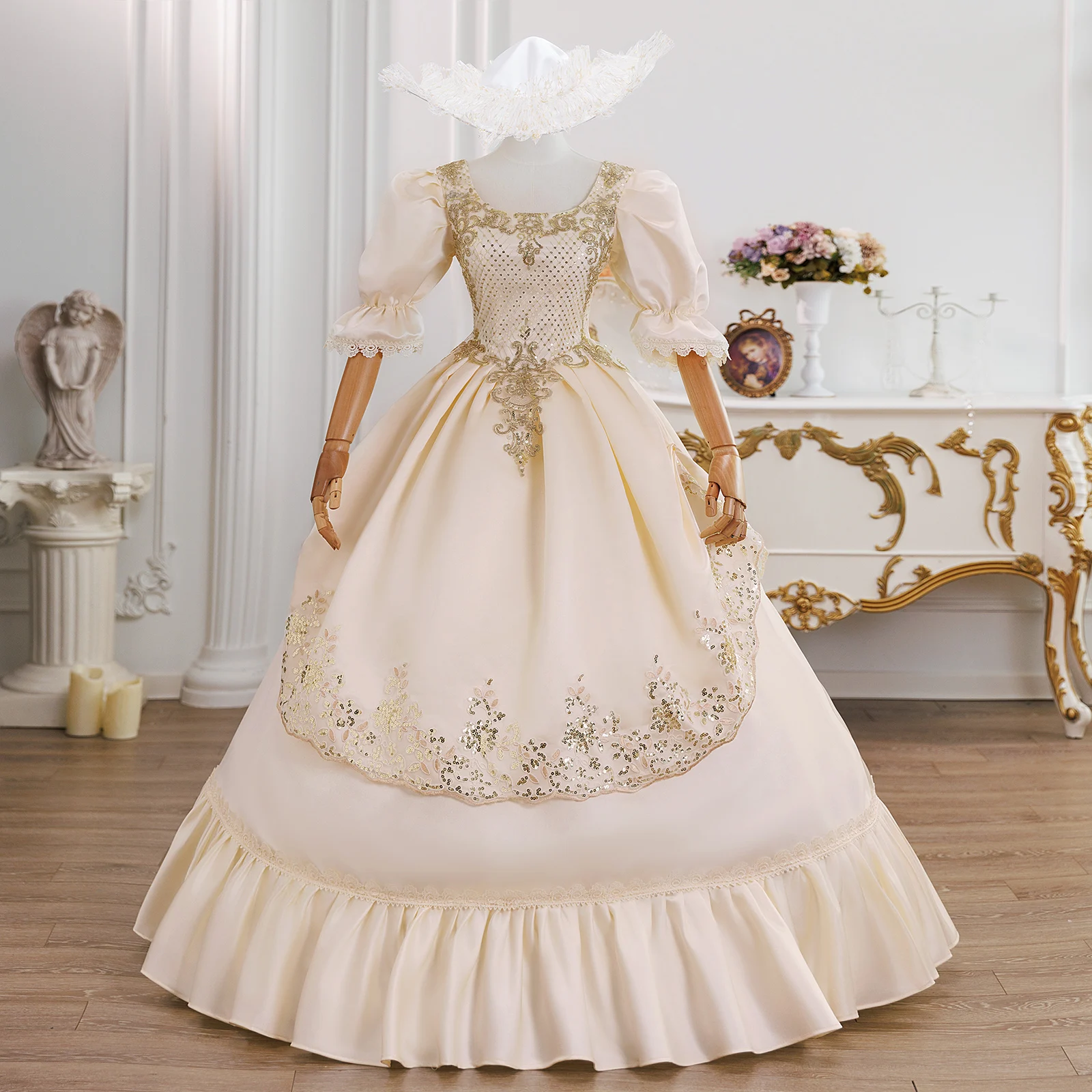 Customized Women Halloween Party Fantasy Dress Renaissance Victorian Historical Masquerade Dresses