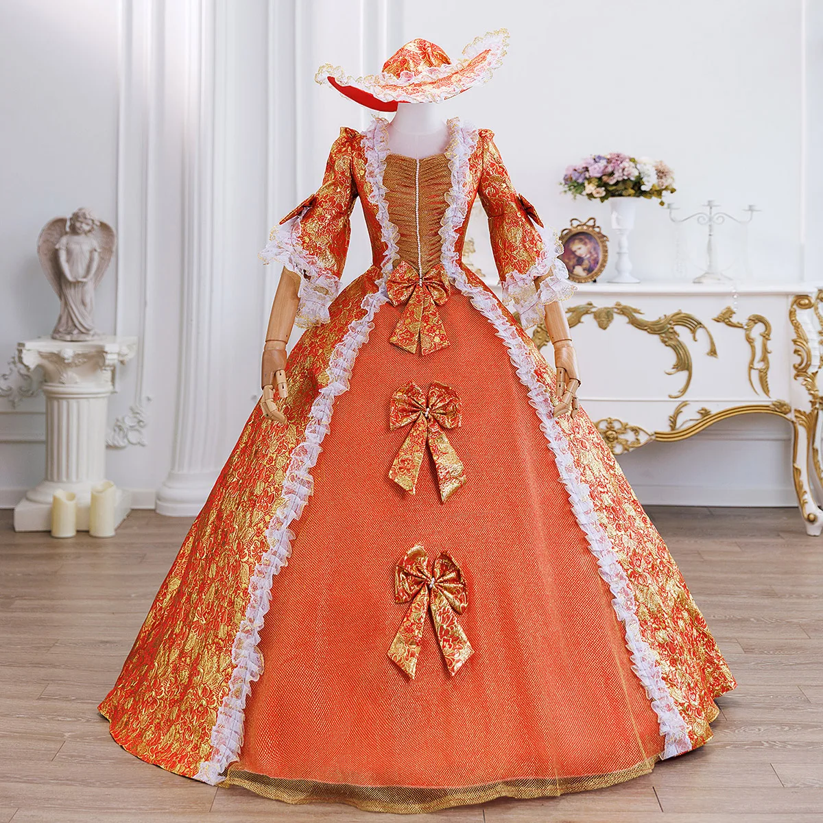 Customized Women Halloween Party Fantasy Dress Renaissance Victorian Historical Masquerade Dresses