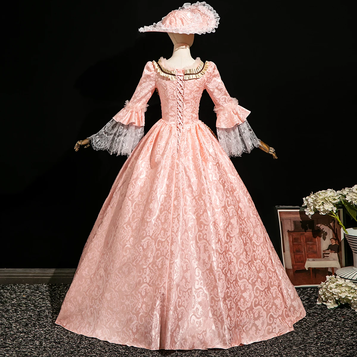 17th Century Historical Period Victorian Ball Gown Marie Antoinette Masquerade Dresses